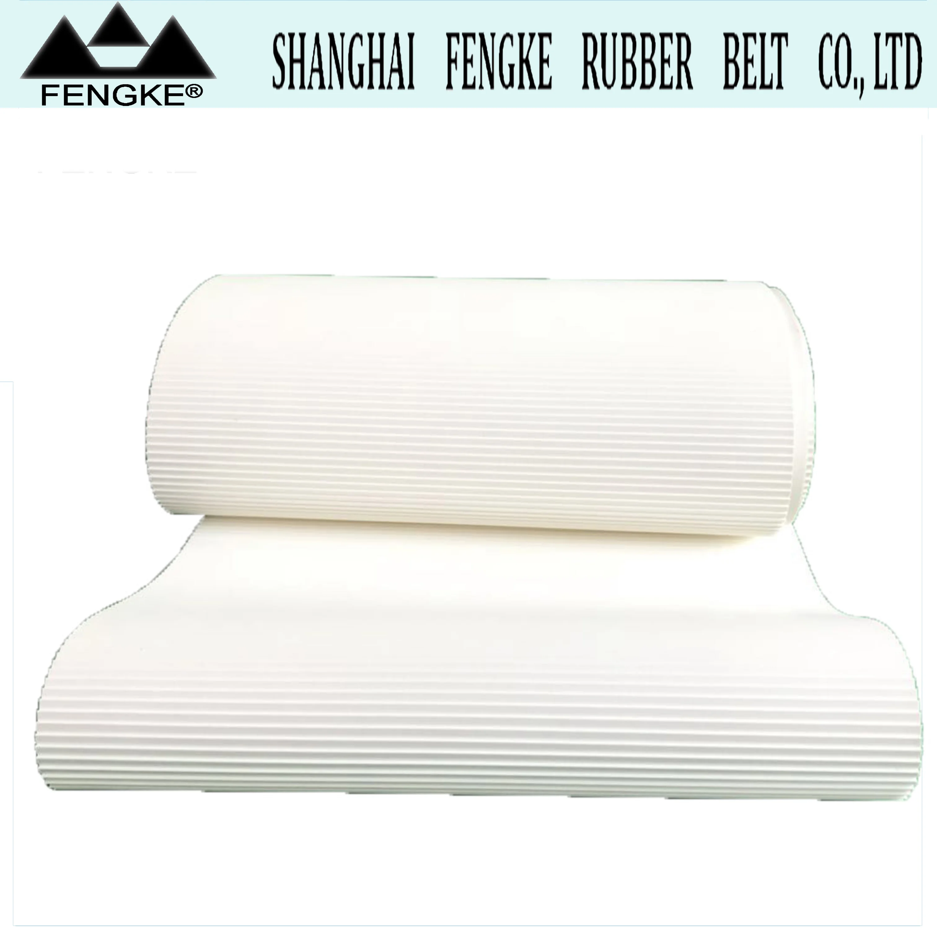 Rough Surface Washboard Pattern White PVC Conveyor Belts for Sealing Machine