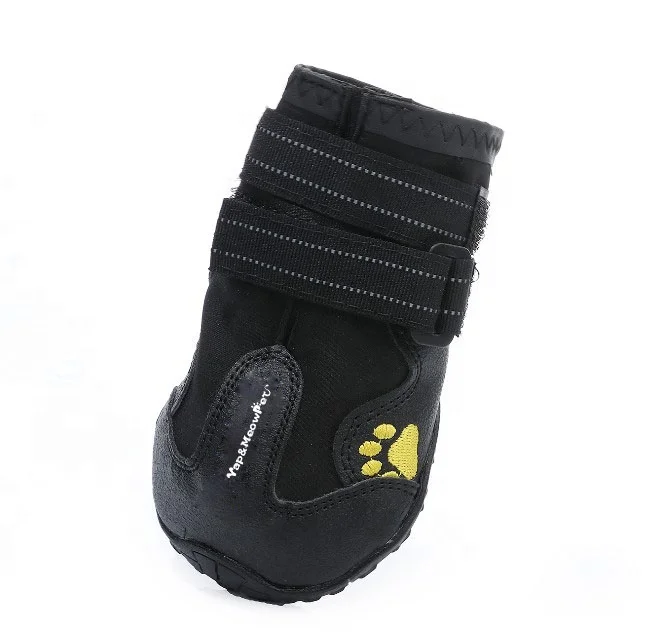 Dog Shoes Water Resistant Dog Boots Anti-slip Warm Paw Protector for Medium to Large Dogs Labrador Husky Shoes 4 Pcs