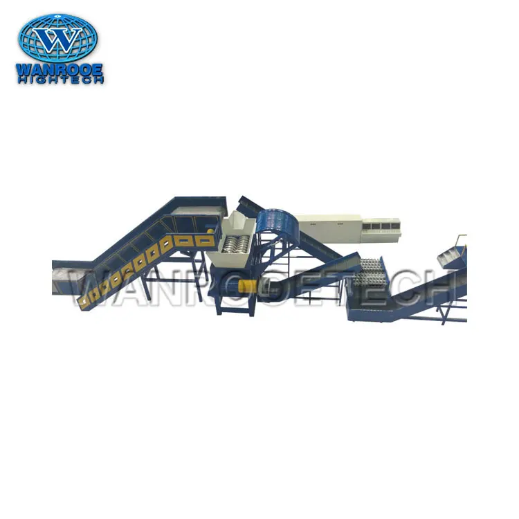 
100-1000kg/h Waste Tire Tyre Rubber Shredder Machine Used Tire Shredder for Sale 