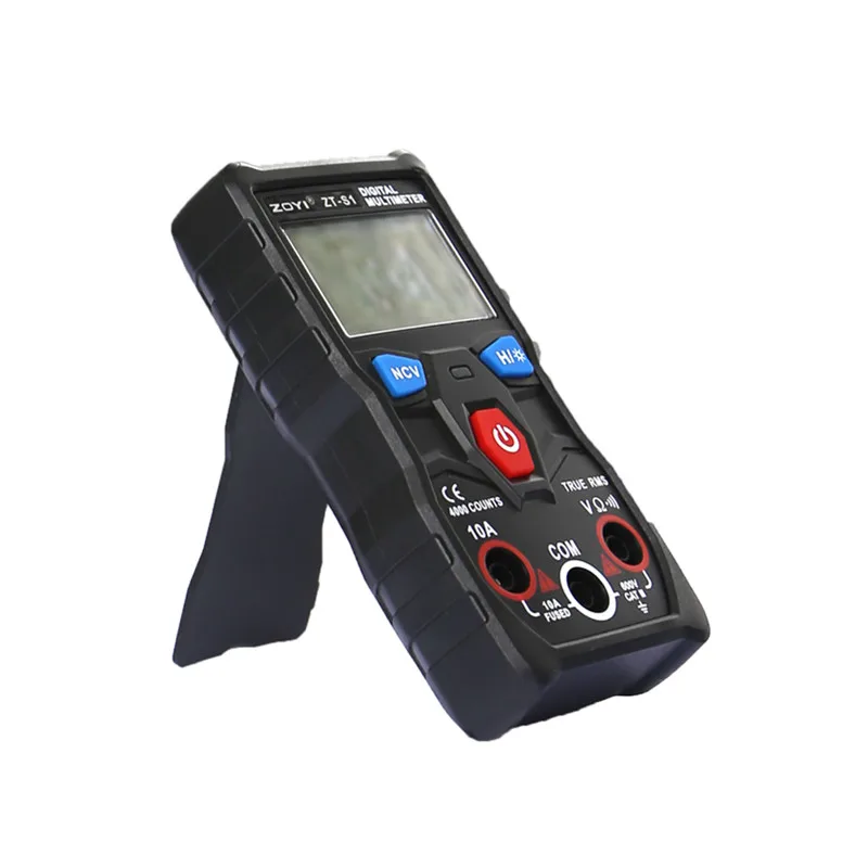 Original Manufacturer ZOYI ZT-S1 Automatic True-RMS AC DC Voltage Current OhmDigtial LCD Display Multimeter