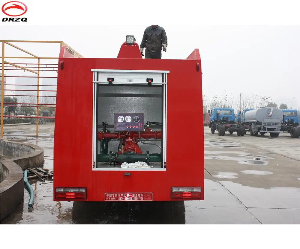 5Ton Single Row Water Tank Fire Fighting Truck