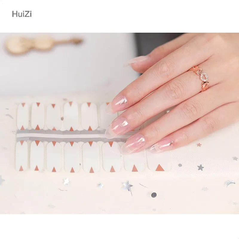 2023 nail design stickers image gel nail polish wraps/ sticker