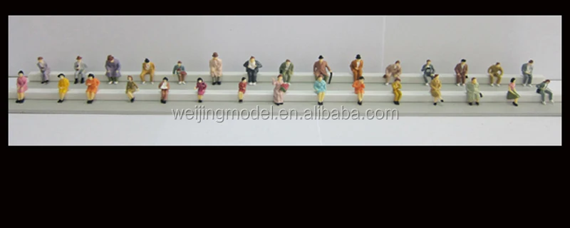 Color harmony Australianapartmentarchitectural scale model people