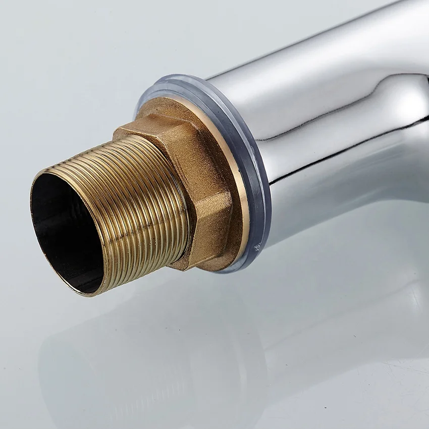 Single Lever Hot And Cold Water Deck Mounted Wash Hand Basin Mixer