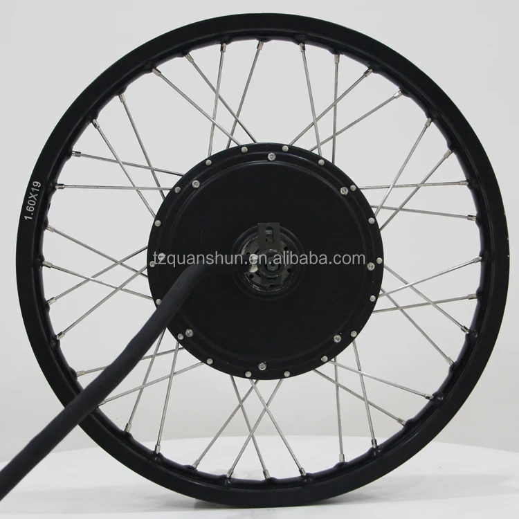 19*1.6inch Black Electric Bicycle Wheel Rim
