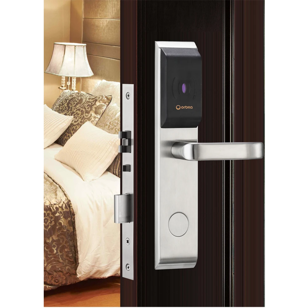 Orbita High Quality Smart Key Rf Card Hotel Lock With Pro Usb Card System