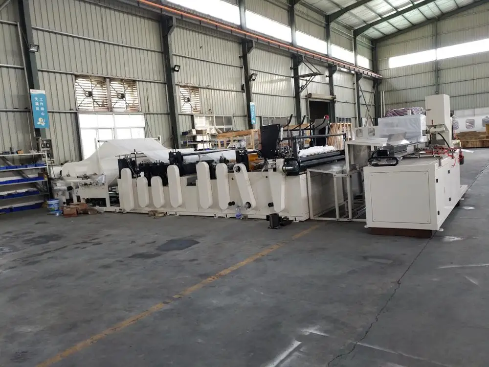 HX-SJA-1575 Fully Automatic Toilet Paper Roller and Kitchen Towel Paper Production Line