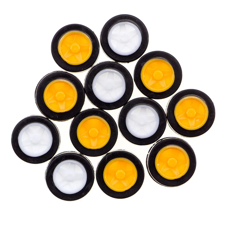 toy car parts 14mm small solid rubber wheels for toys