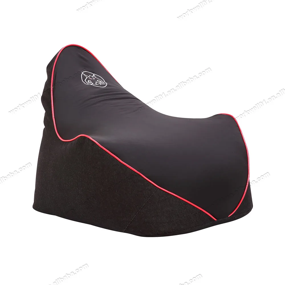 Ergonomic gaming backrest chair cheap price black color comfortable big round soft sofa Bean Bag