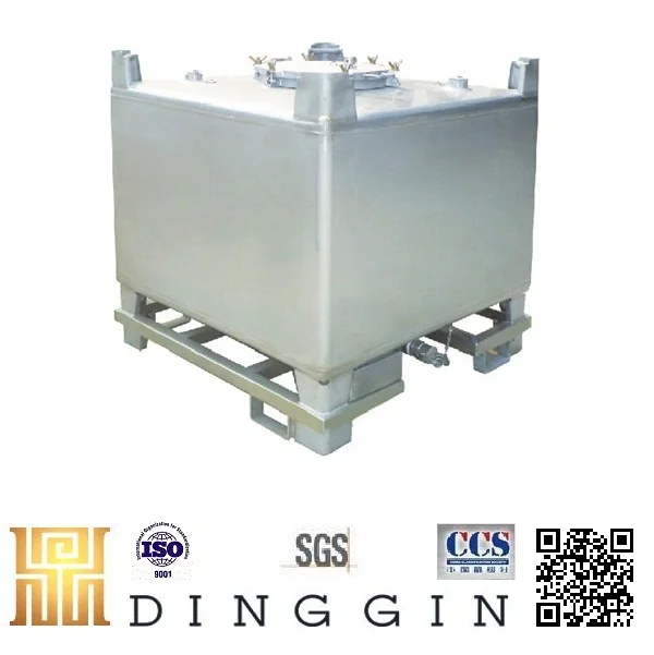 
SS304/SS316L large UN approved stainless steel IBC container 500L to 2000L 