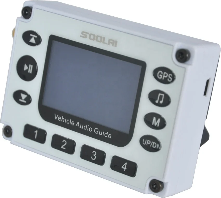 Practical vehicle  GPS audio guide system BAG-1000 series