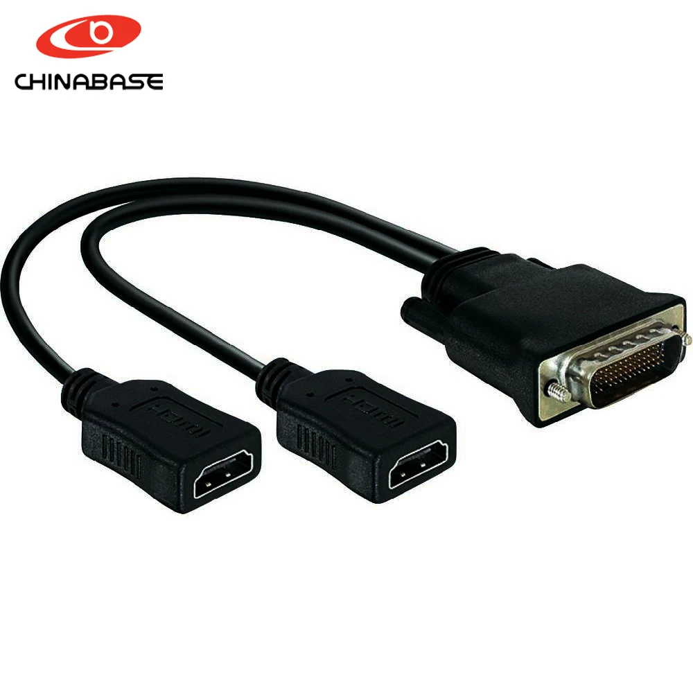 2meter Black Color hdmi to scart converter