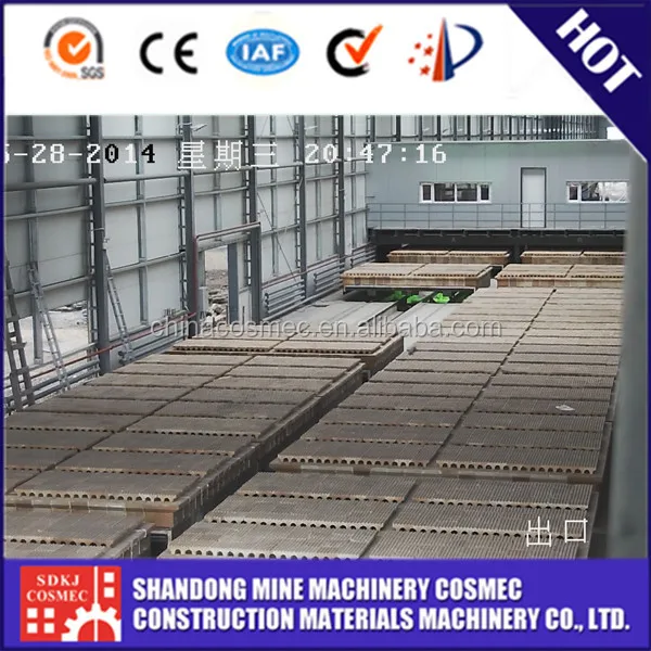 High production fired clay brick tunnel kiln for brick plant