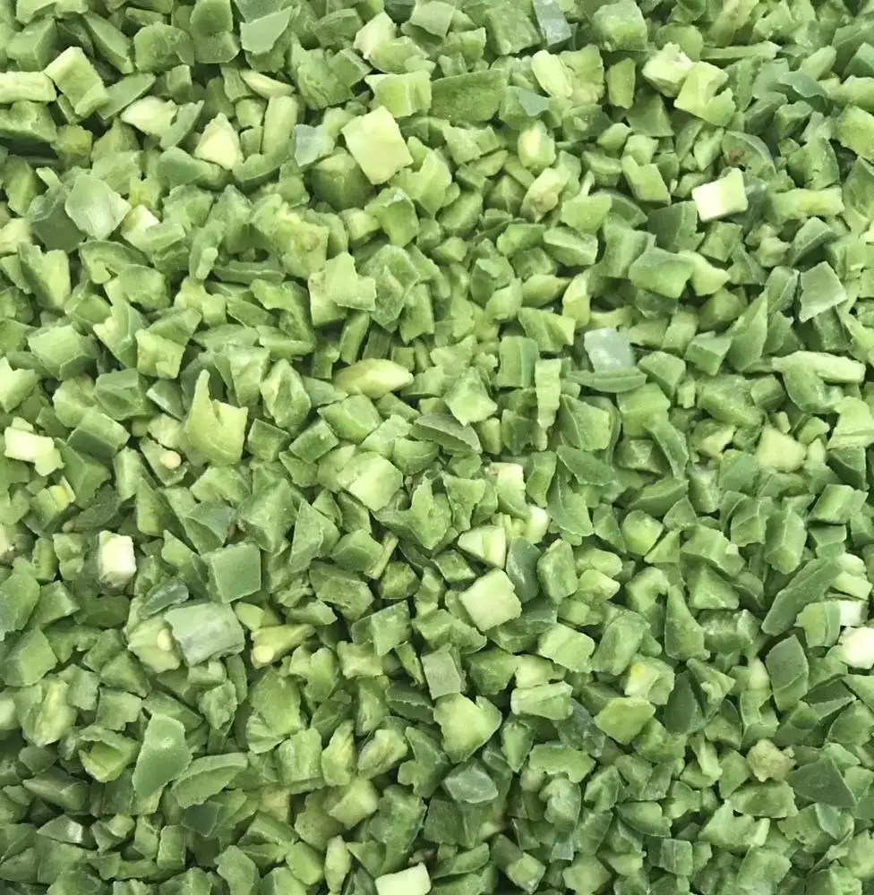 Best Price IQF Hot Frozen green pepper Diced