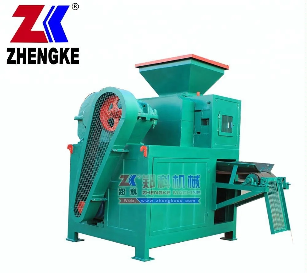 Pillow shape coal charcoal powder briquette making machine