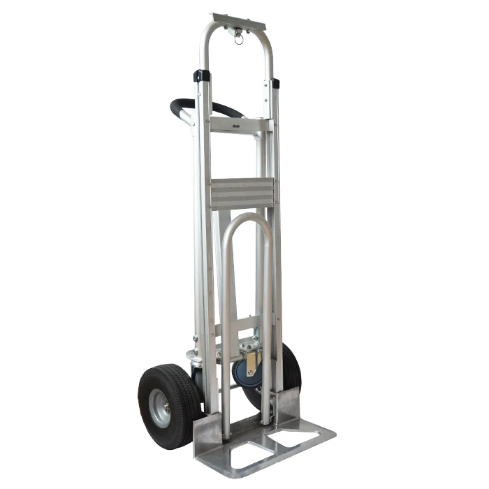 3in1 truck Four-wheel Aluminum Convertible warehouse Hand Trolley for sale