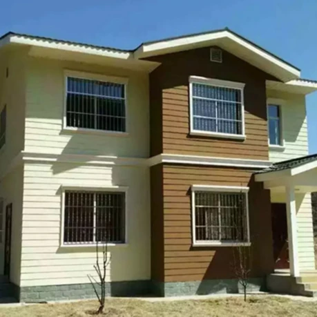 Fiber Cement Siding Board Fire Resistance Wooden Texture 7.5mm 8mm 9mm