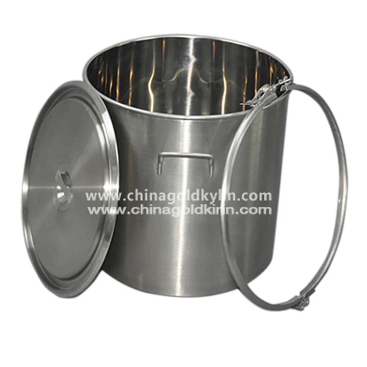 2018 Hot Sale  5 Gallon Open Head Sealed Straight Stainless Steel Drums Manufacturers