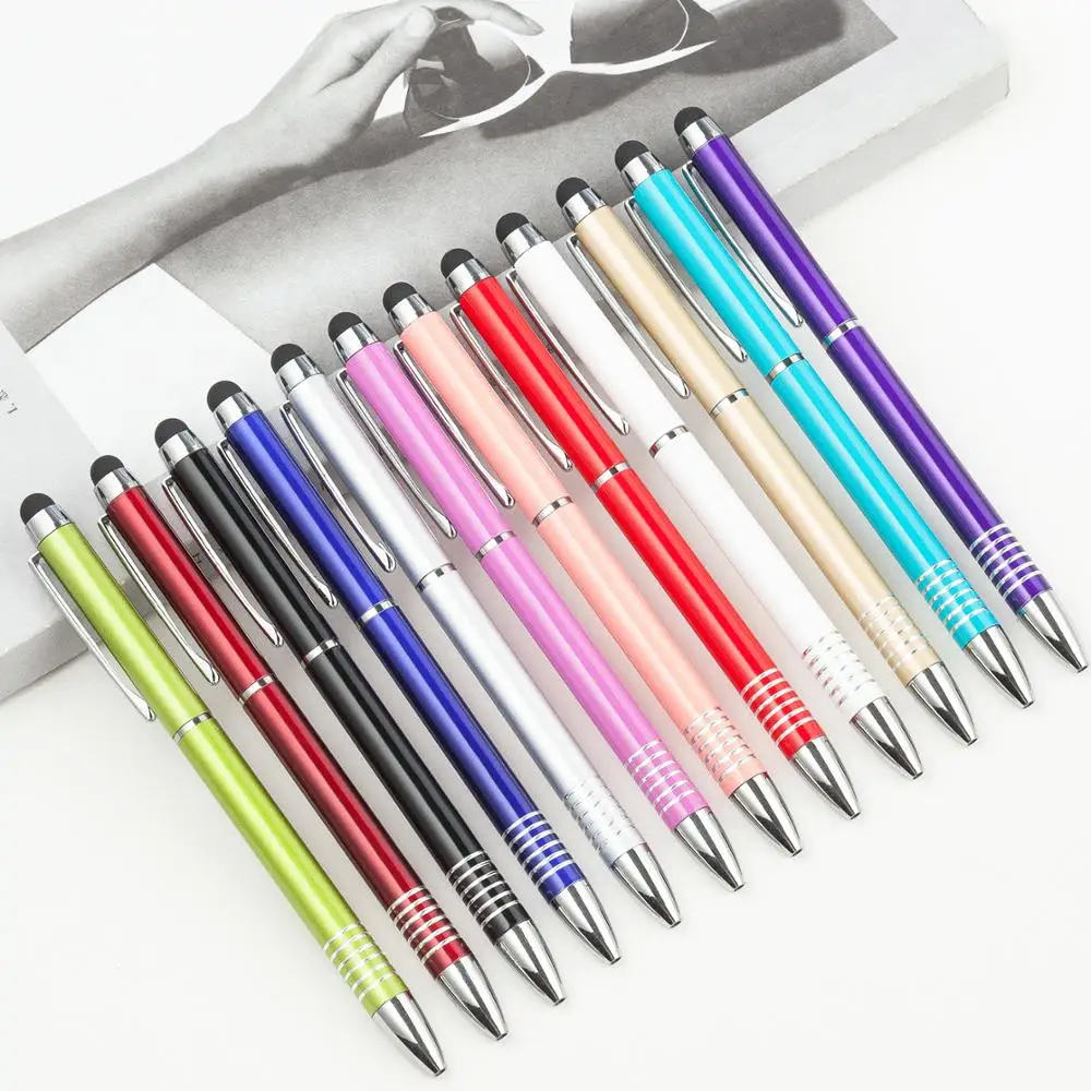 Promotion metal touch screen pen with logo ballpen with stylus touch pen active stylus pen