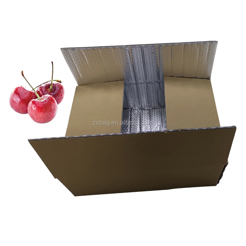 ice cream and cheese refrigerator cold insulation packaging transportation carton box foldable recyclable corrugated cardboard