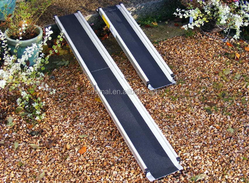 
Aluminium lightweight telescopic wheelchair ramps 2-8 feet 