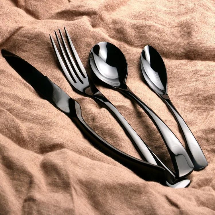 wholesale Restaurant cutlery dinnerware Knife Fork Spoon Silverware Stainless Steel Flatware Set