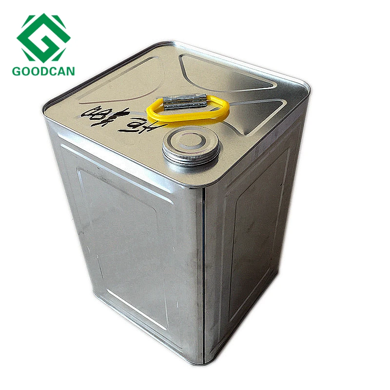 2021 custom 10-25l square metal tin box on sale oil storage container