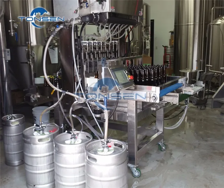High efficiency Beer keg manual or semi-auto washing machine keg washer for brewery plant
