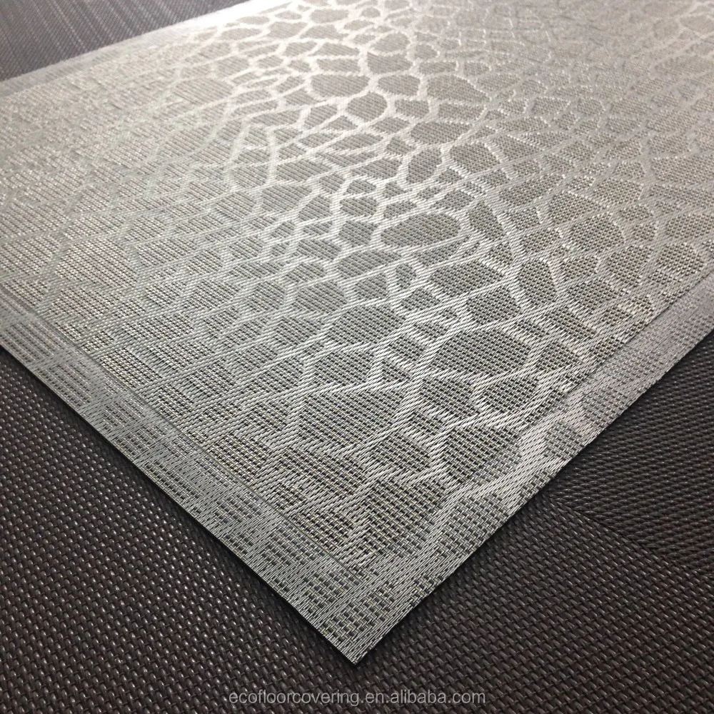 Bolon flooring woven vinyl bolon pvc carpet recycled plastic rugs for door mat and housesold