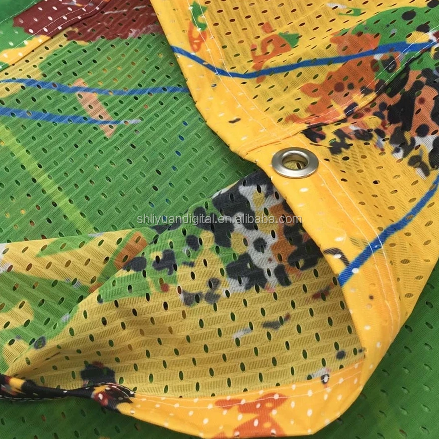 Double Side Printing Fabric Mesh Banner Cheap Mash Banner