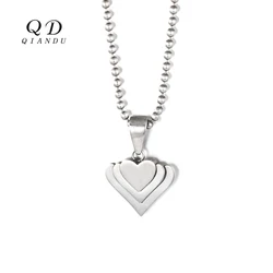 Wholesale Stainless Steel Simple Gold Chain Imagination Shine Necklace Crescent Necklace