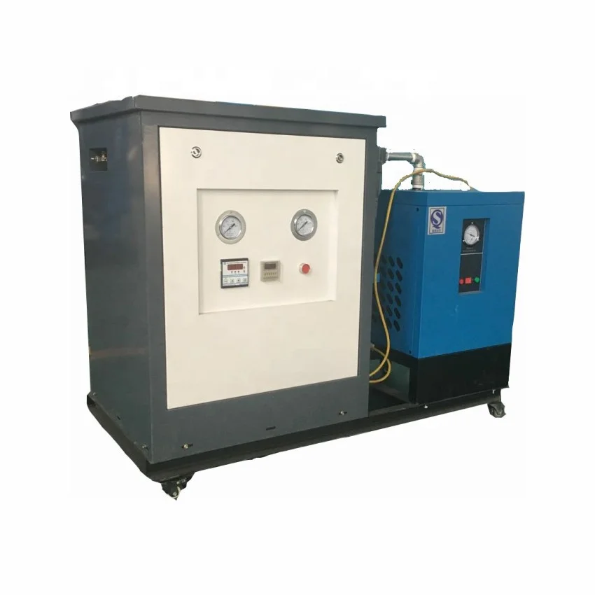 Small food nitrogen generator for packaging machine