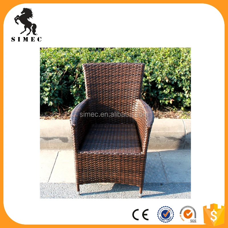 China supplier wholesale aluminum and wicker outdoor ratan chairs