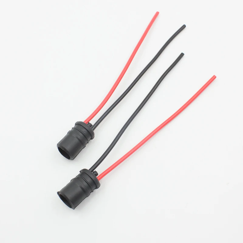 Car OEM 13CM T10 led bulb Connector W5W 168 194 Car Lamp Cable Auto Bulb Wire Light T15 LED Bulbs Socket adapter T10 w5w socket