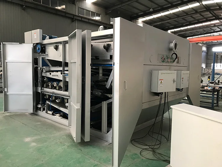 Stable and secure sludge dewatering belt filter press price for sale