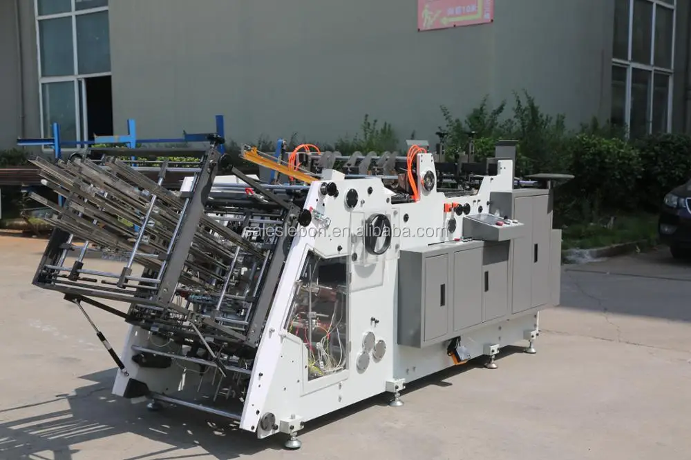 
2017 Lenbon 800 Automatic Disposable Paper Lunch Meal Take Away Box Forming Making Machine 