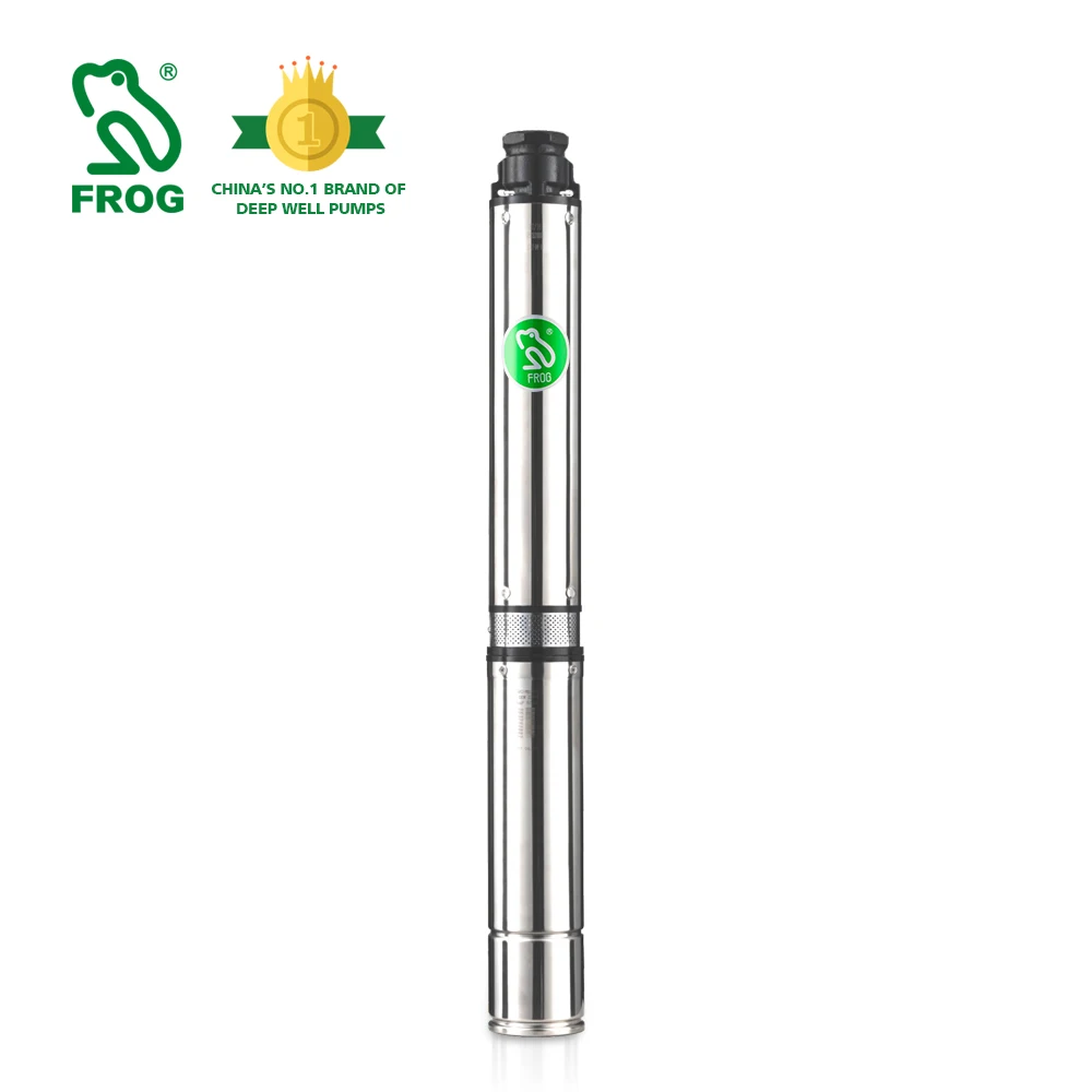 China best brand industrial use 5 inch 15kw 5 hp 15hp 20hp 3 phase water submersible deep heavy duty water pump