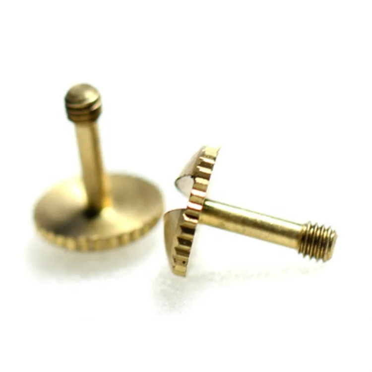 Brass Round Head Slotted Screw Internal Thread Screws