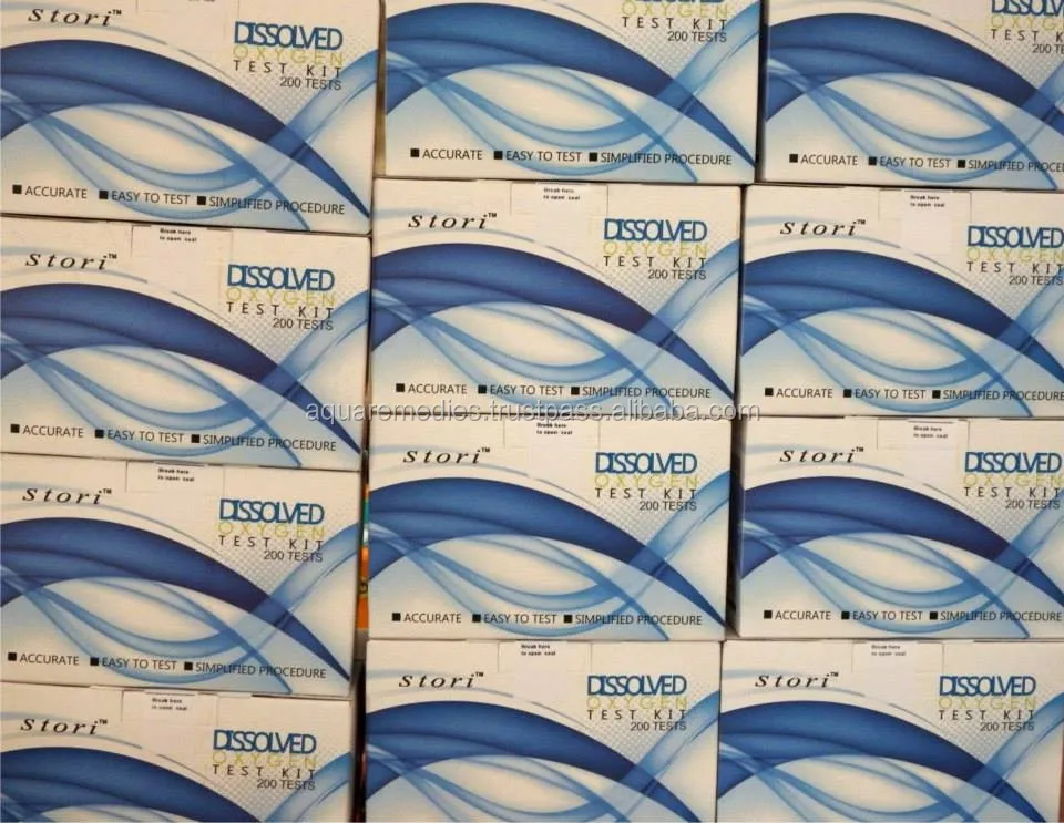 Dissolved Oxygen test Kit - Water testing kit - Easy to follow - Demonstration Pictured