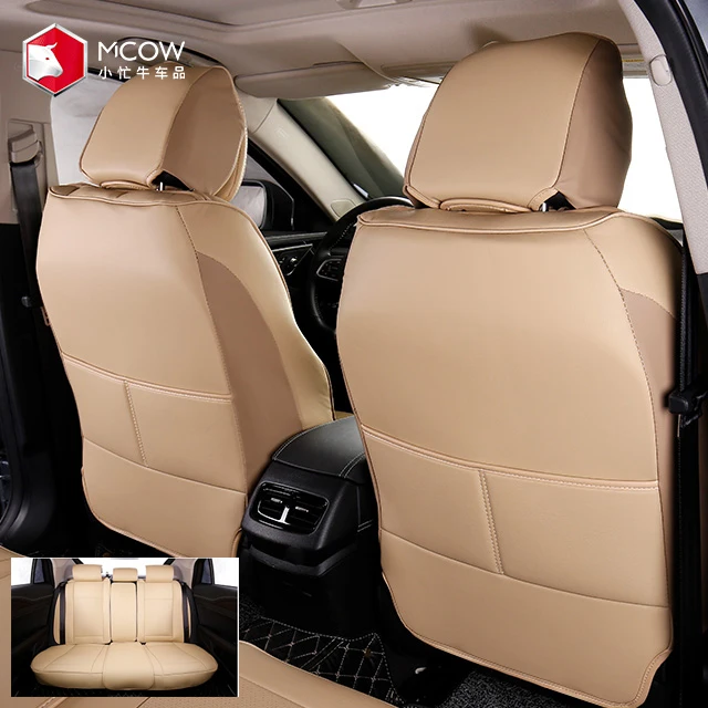
Mcow High Quality PU Leather Seats Cover, 3D Full Cover Universal Size Seat Cover For Car 