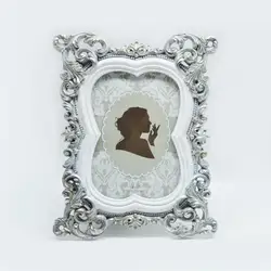 Форма 8 деревенская потертая шикарная фоторамка коттедж, многоцветная ретро фоторамка в винтажном стиле