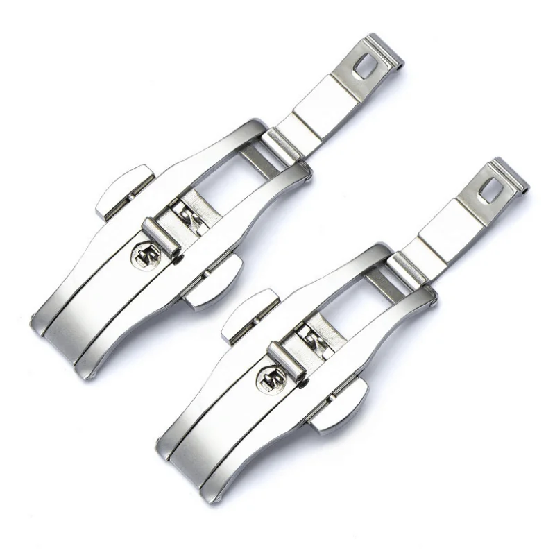 Ремешок из нержавеющей стали для часов с пряжкой-бабочкой