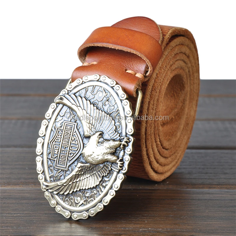 Eagle Mens Fashion Leather Belt