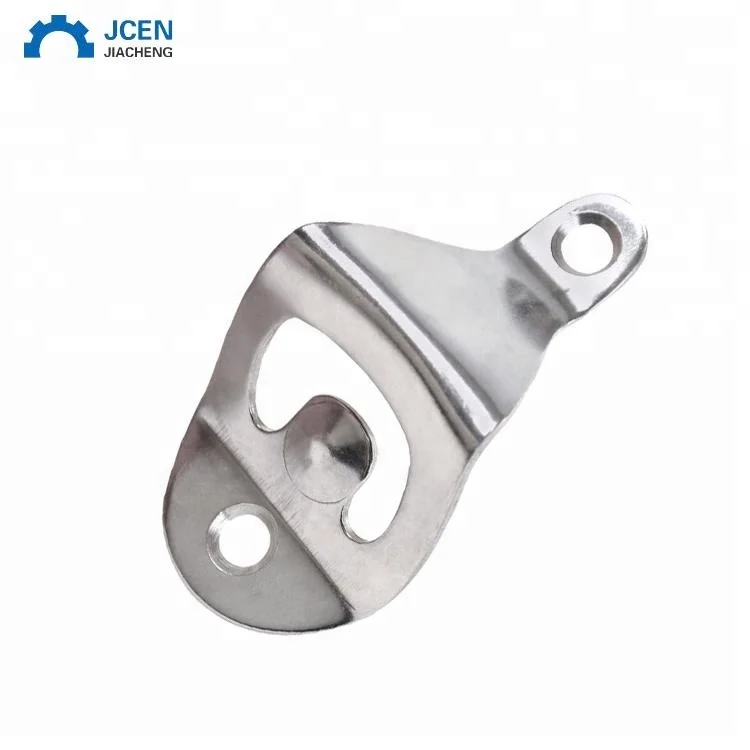 Custom stainless steel brush round bottle opener