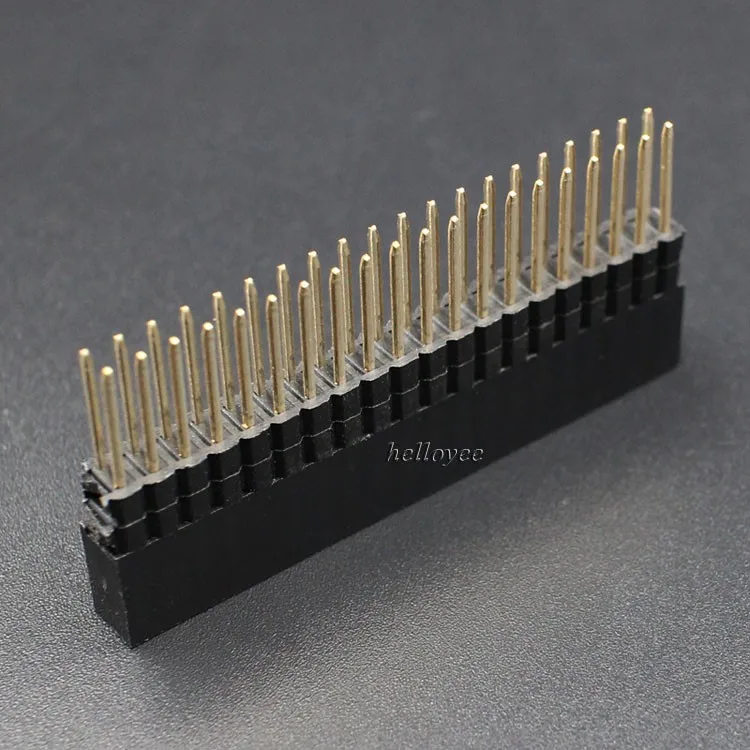 Customize 2*20pin 8.5/5.0/10.5mm Stacking Male Female Pin Header for Raspberry Pi A+/B+/Pi 2/Pi 3 - 2x20 Extra Tall Connector