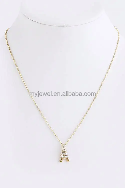 
CUT OUT CROSS RING NECKLACE fashion letter 