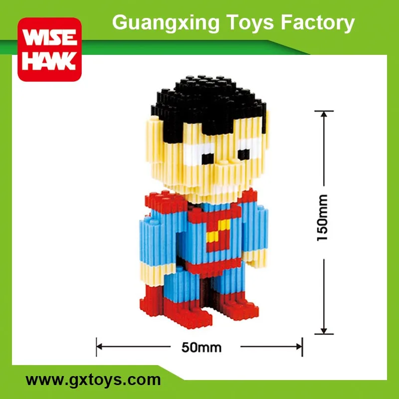 WISEHAWK small building block super heroes plastic toy figures