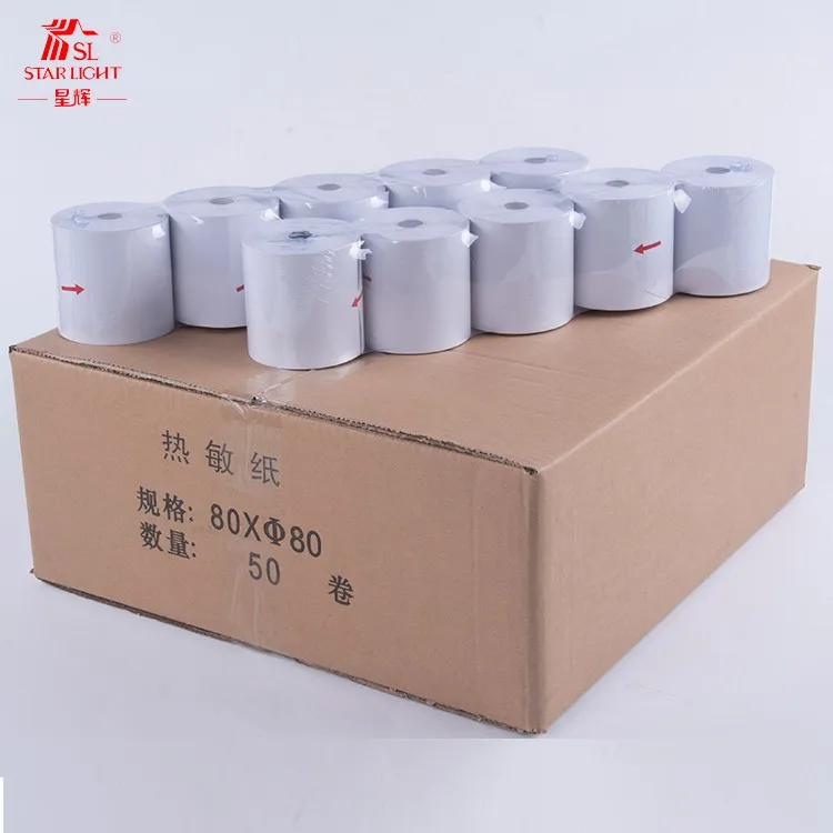 Starlight Paper Rolls 80mm printing thermal roll bpa free thermal paper