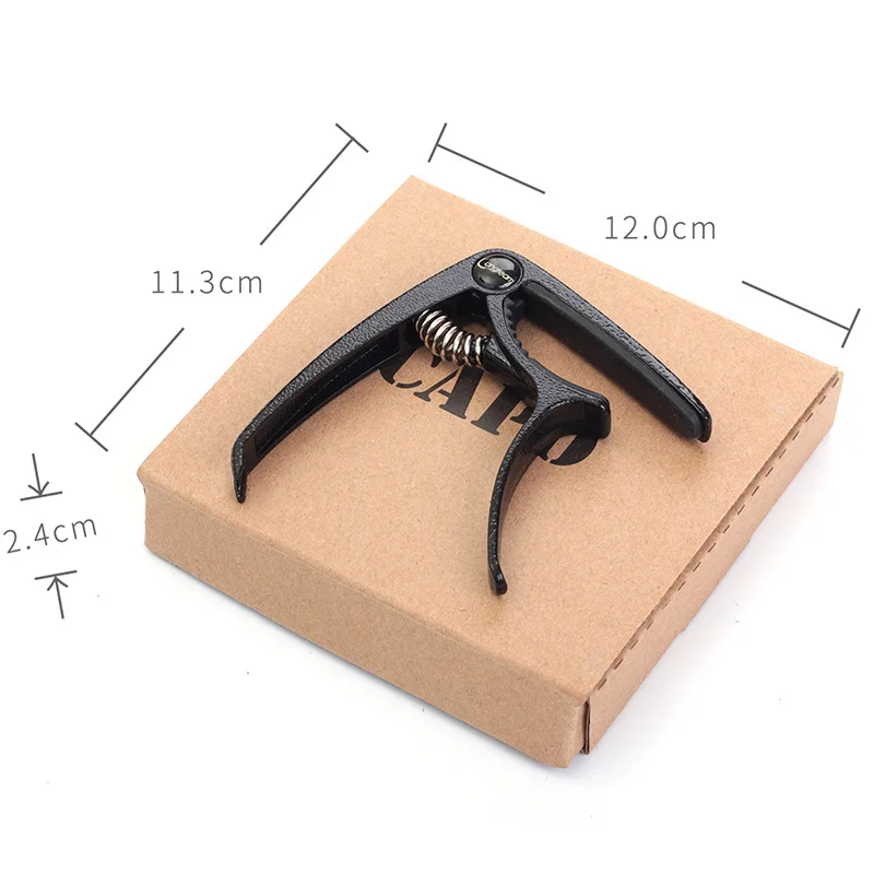 
vintage Zinc alloy acoustic and electric guitar capo change key ukulele and bass accessories key clamp 