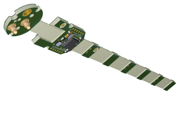 Dupont Полиимид гибкая печатная плата и FR4 жесткий Pcba для телекоммуникационного поля